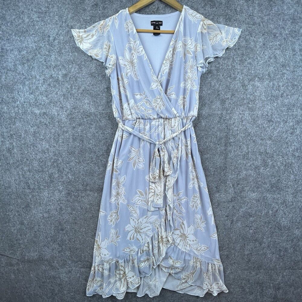 Kate and Lily Dress Womens 6 Maxi Stretch Flowy Girly Romantic Country Boho